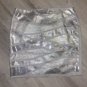 White House Black Market sequin skirt size 12